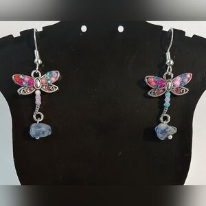 Colorful Dragonfly Earrings